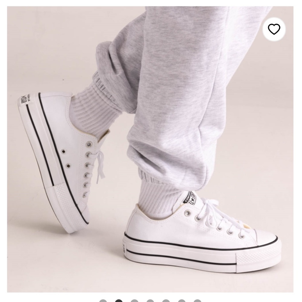 Womens Converse Chuck Taylor All Star Lift Lo Sneaker - White